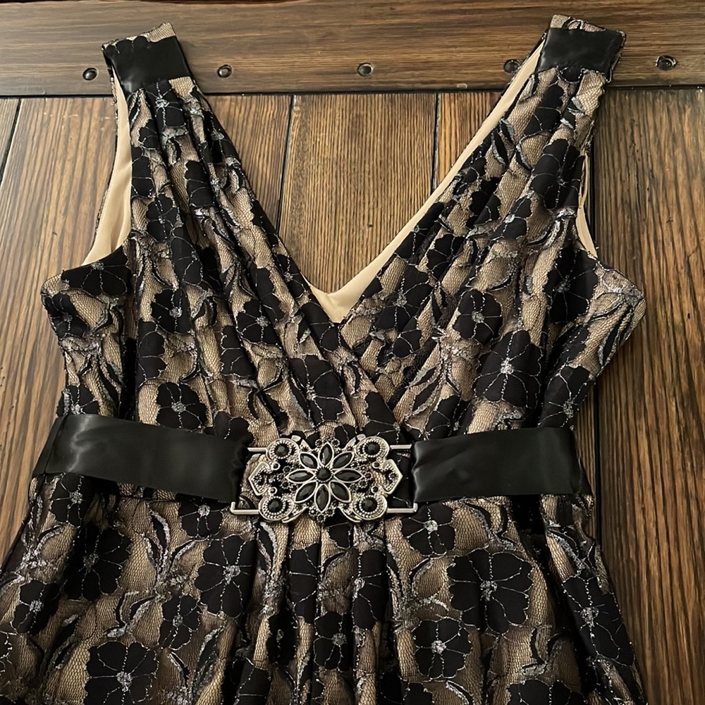 NWT Scarlett Nite black & silver festive dress